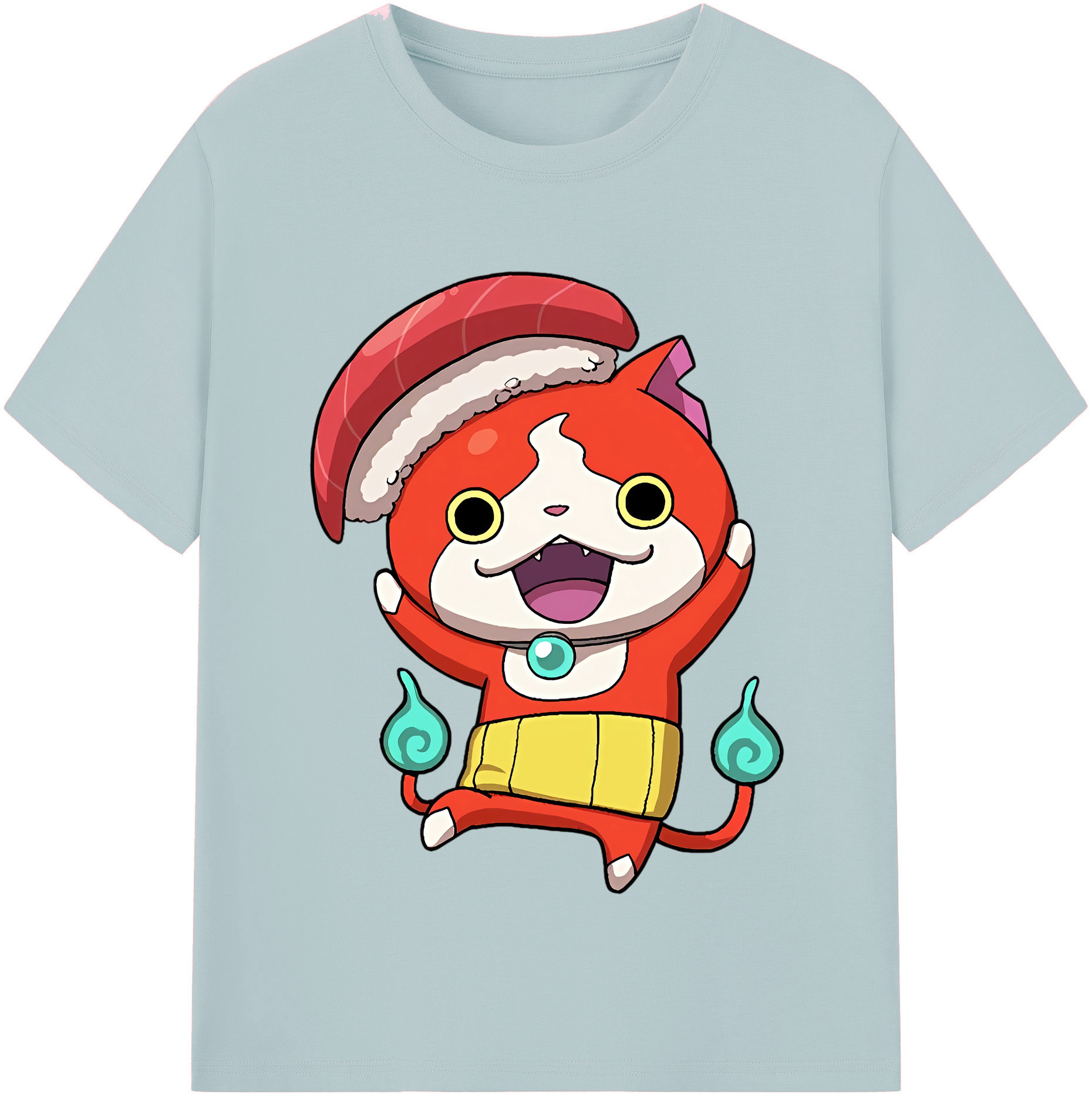 （画像用） 妖怪ウォッチ Yo-kai Watch 綿100％半袖Tシャツ（フロントプリント）